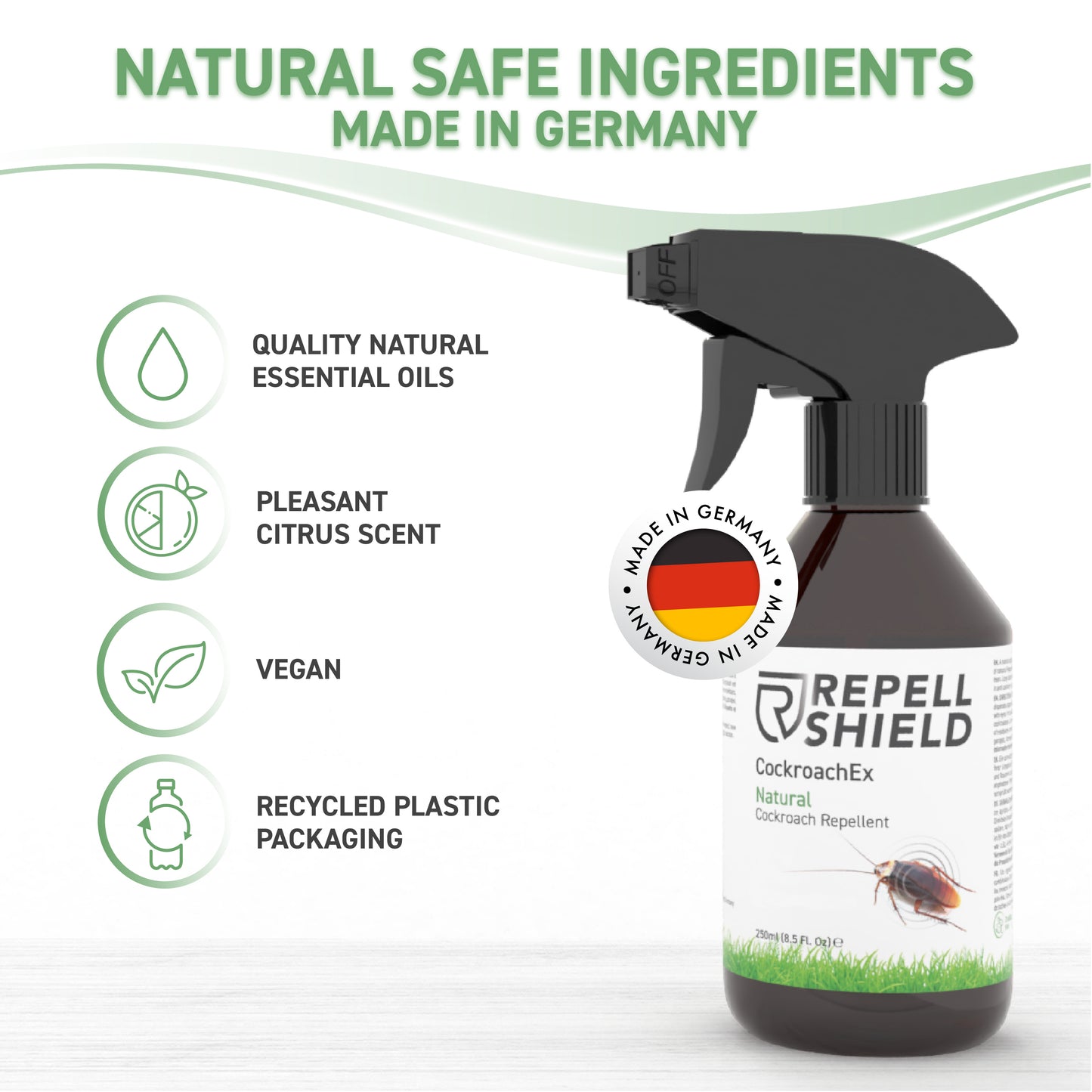 RepellShield - Cockroah Repellent with Natural Ingredients