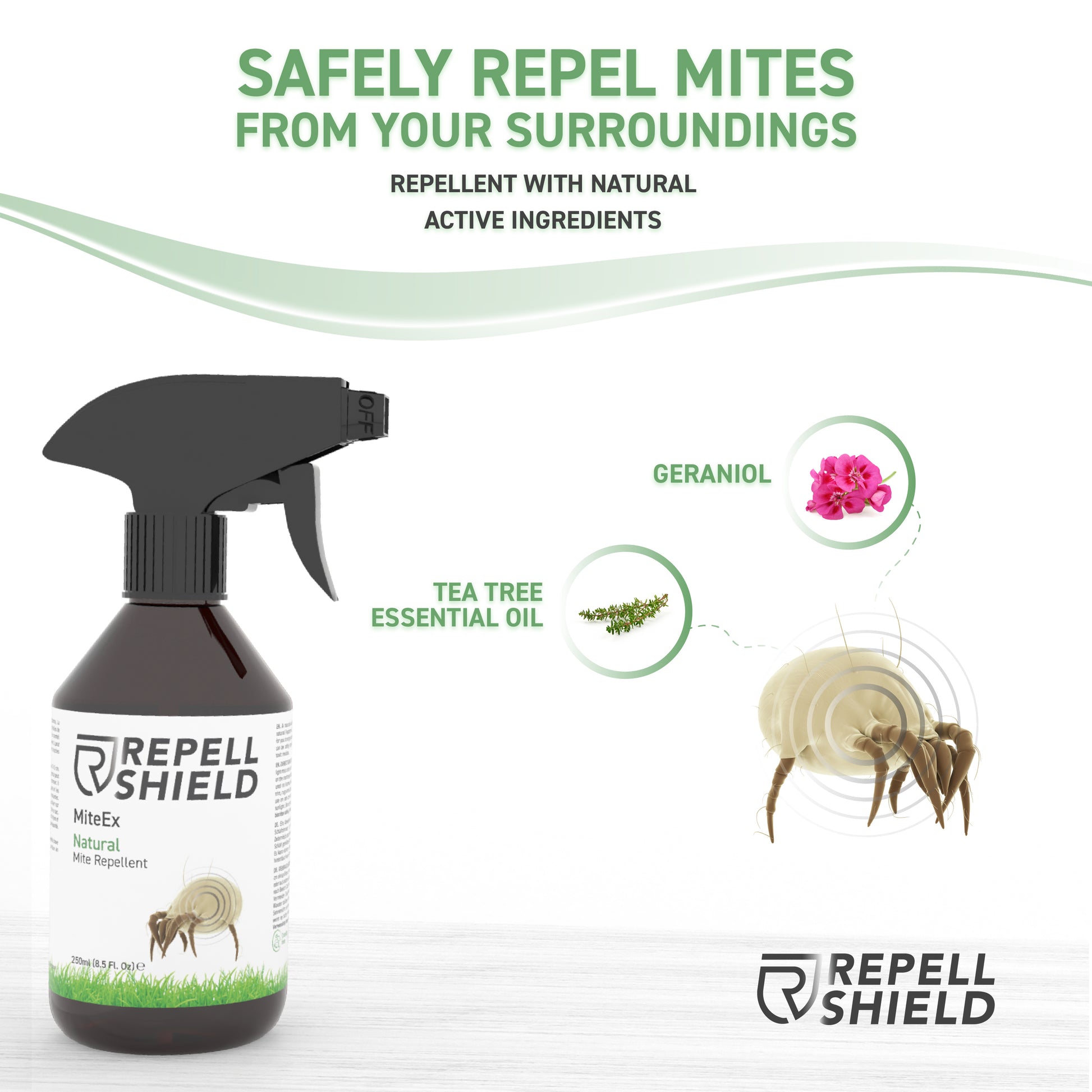 RepellShield Natural Mite Repellent Spray