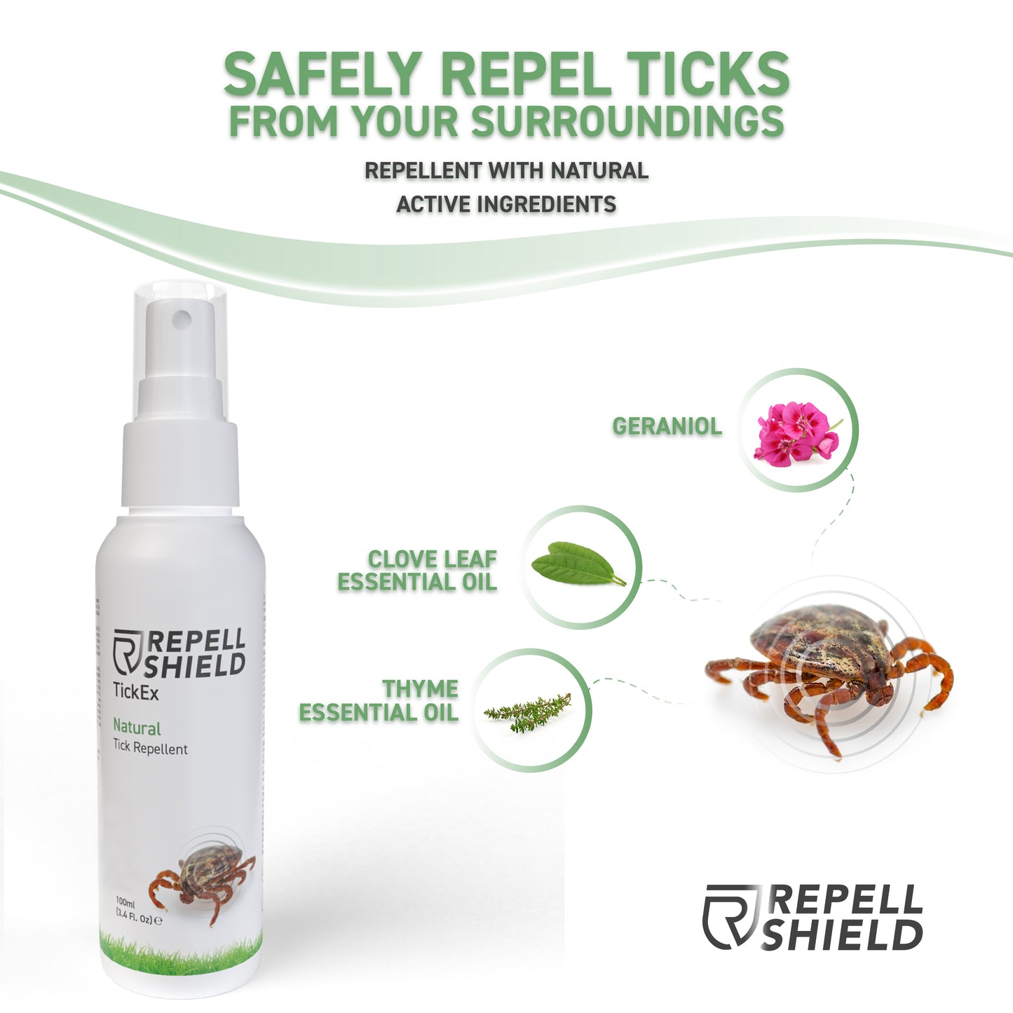 Natural Tick Repellent Spray