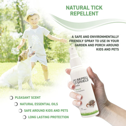 RepellShield Natural Tick Repellent Spray