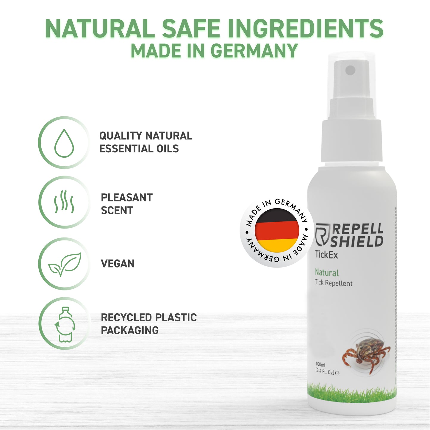 Tick Repellent Spray with Natural Ingredients